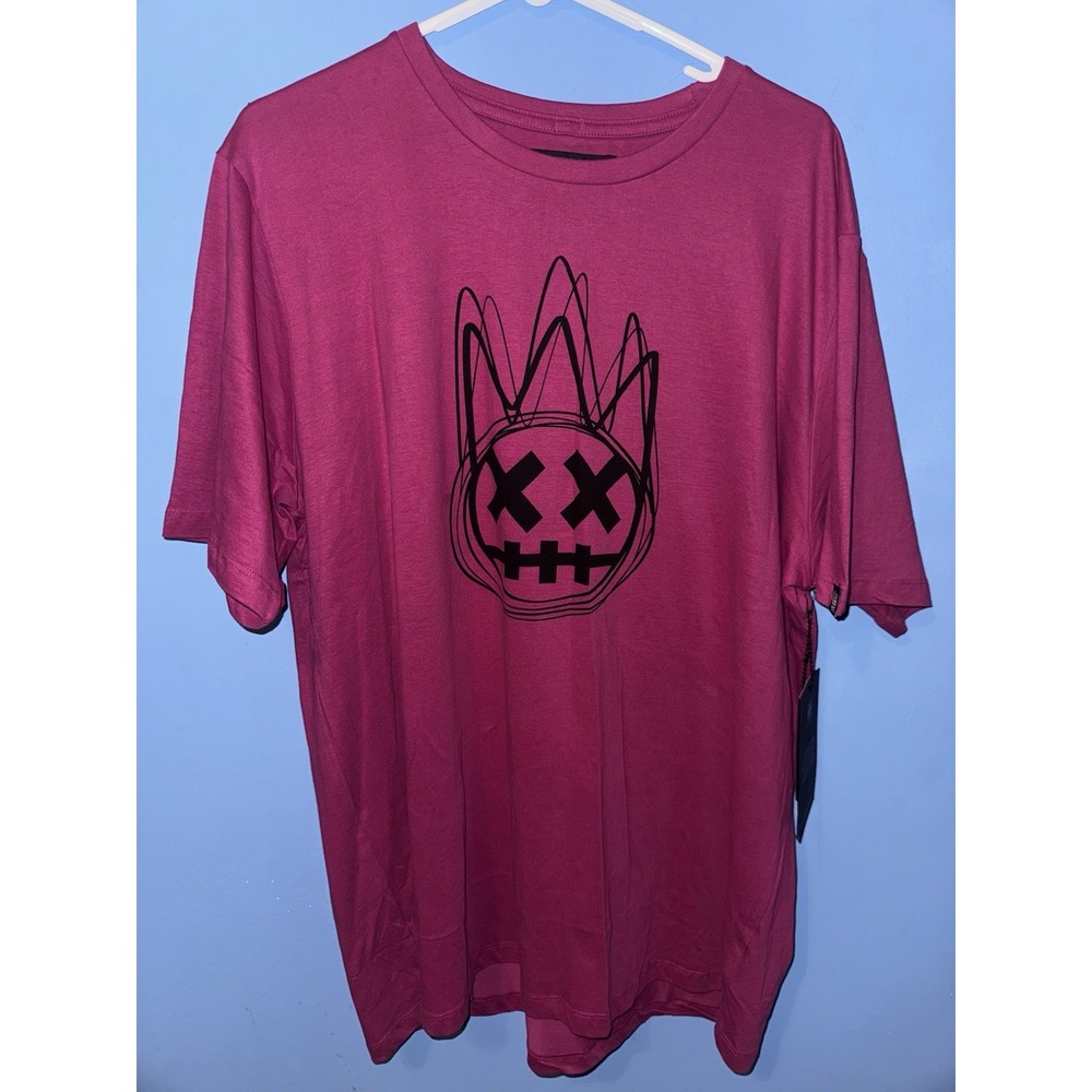 Cult of Individuality Men Shimuchan Logo Graphic T-Shirt Pink XL NWT 621A0-K59C
